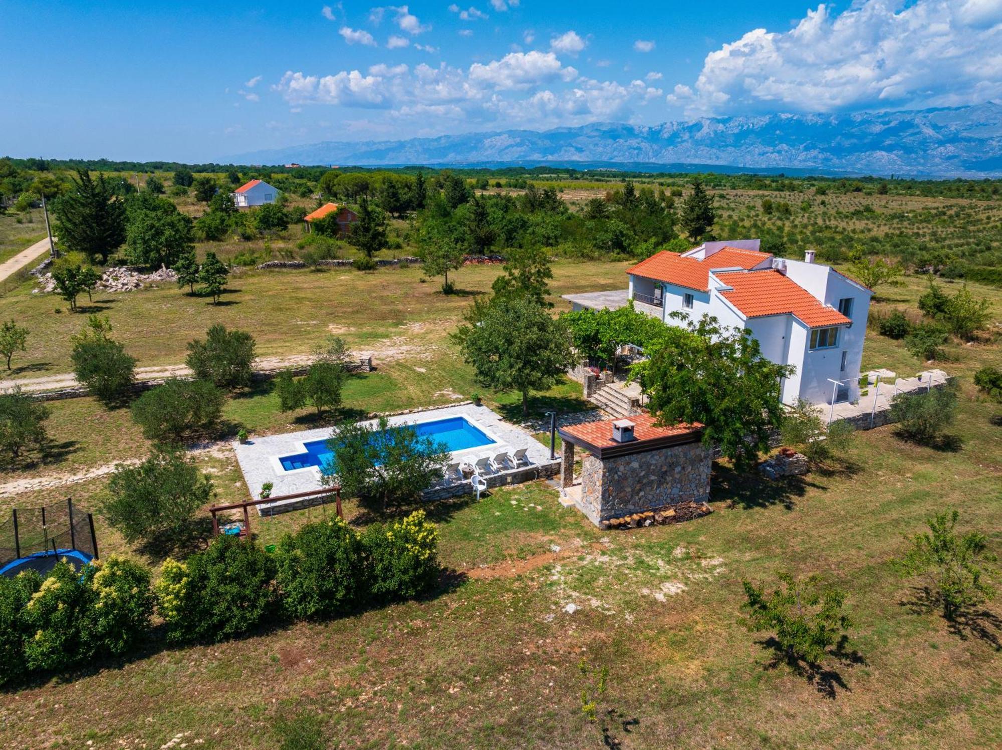 Villa Mandorla With Private Pool Zadar Exterior foto